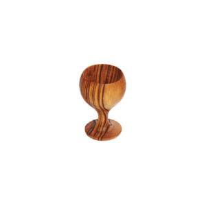 cretan handmade wooden raki cup