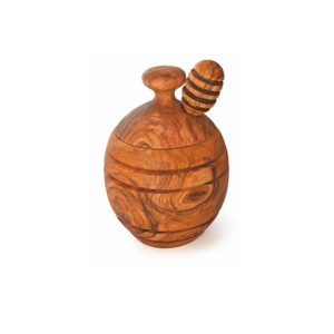 handmade wooden olive tree Honey set